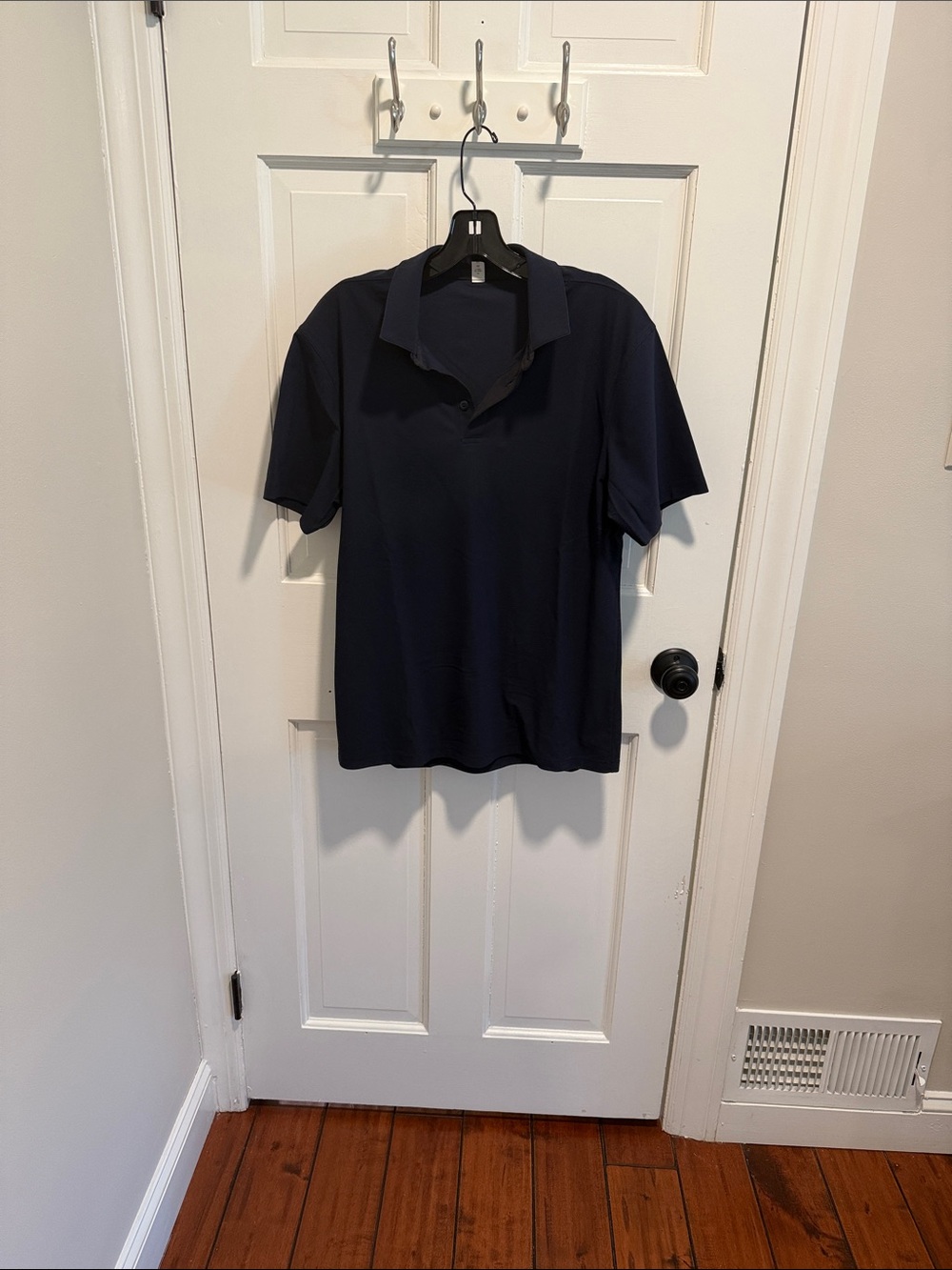lululemon athletica charcoal gray Short-Sleeve Polo Top - men’s